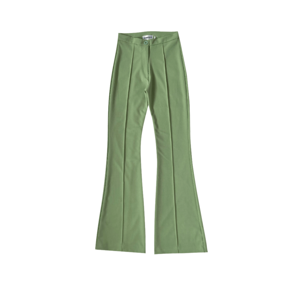 flare trousers verde